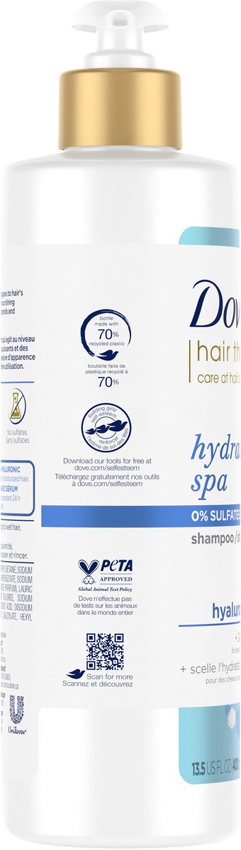 slide 2 of 9, Dove Shampoo Hydration Spa, 13.5 fl oz, 13.5 fl oz