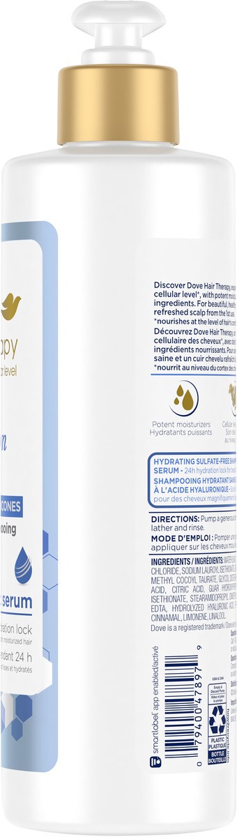 slide 6 of 9, Dove Shampoo Hydration Spa, 13.5 fl oz, 13.5 fl oz