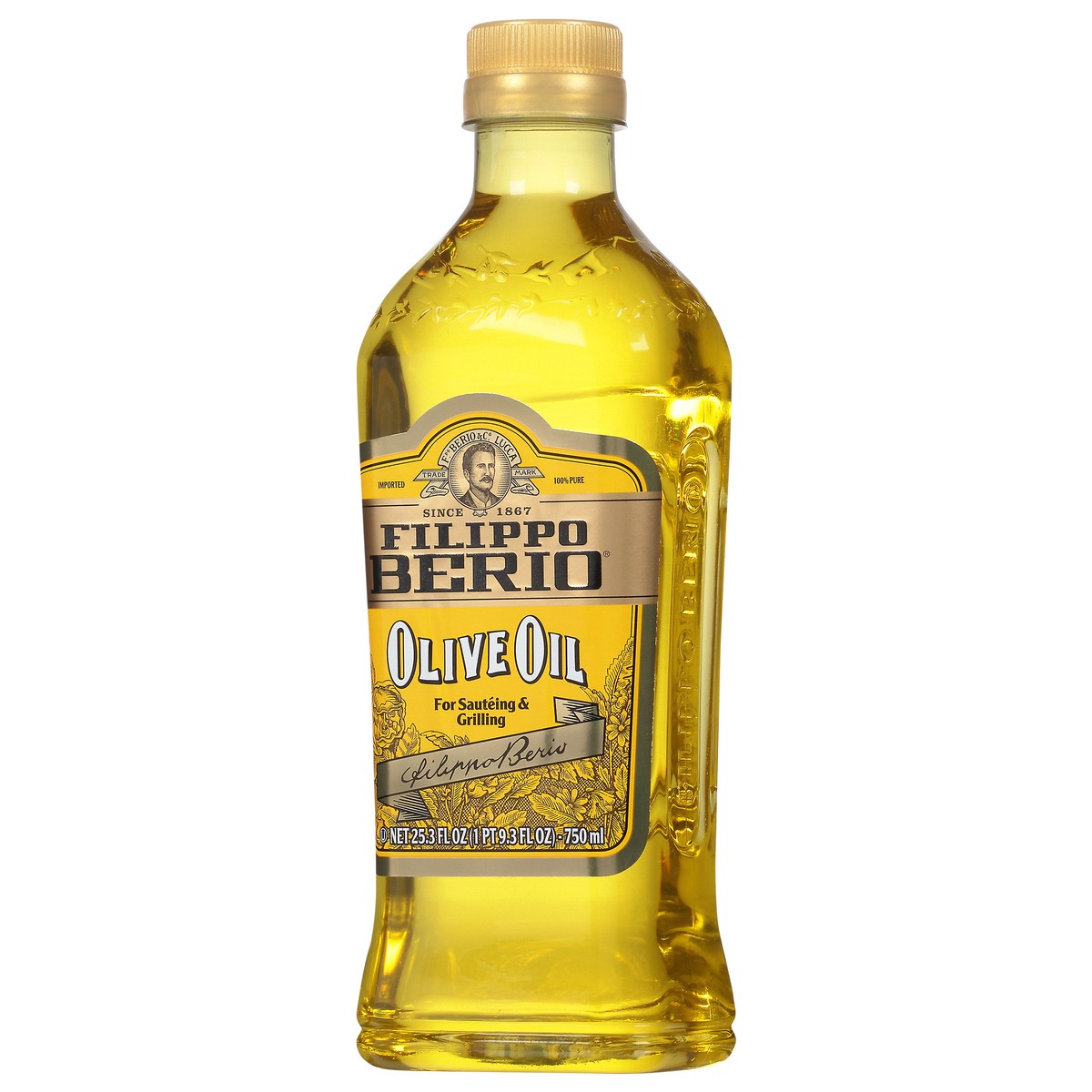 slide 3 of 9, Filippo Berio® olive oil, 25.3 fl oz