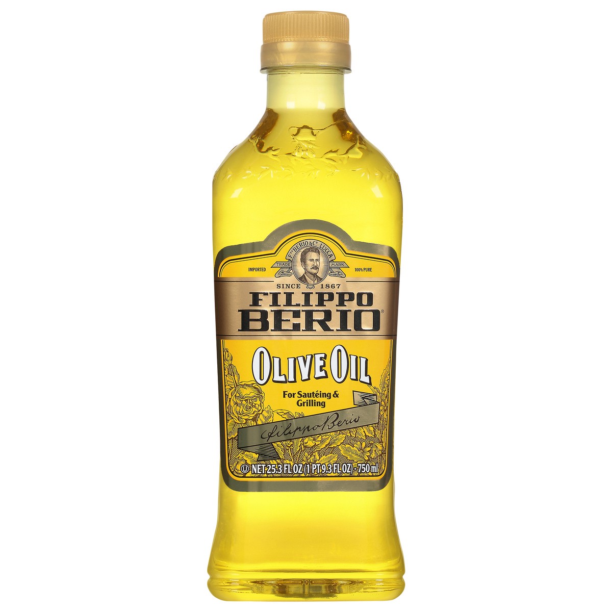 slide 1 of 9, Filippo Berio® olive oil, 25.3 fl oz