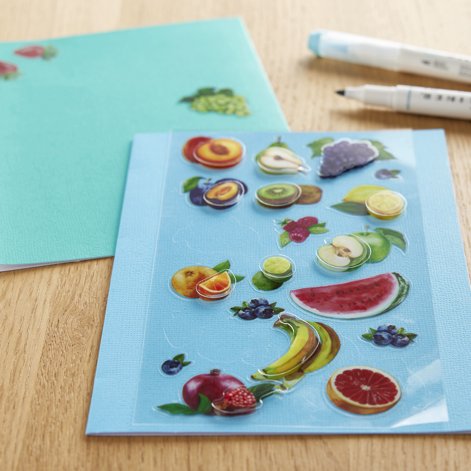 slide 2 of 4, Recollections Fruit Stickers By Recollecitons, 3.875 in x 7 in