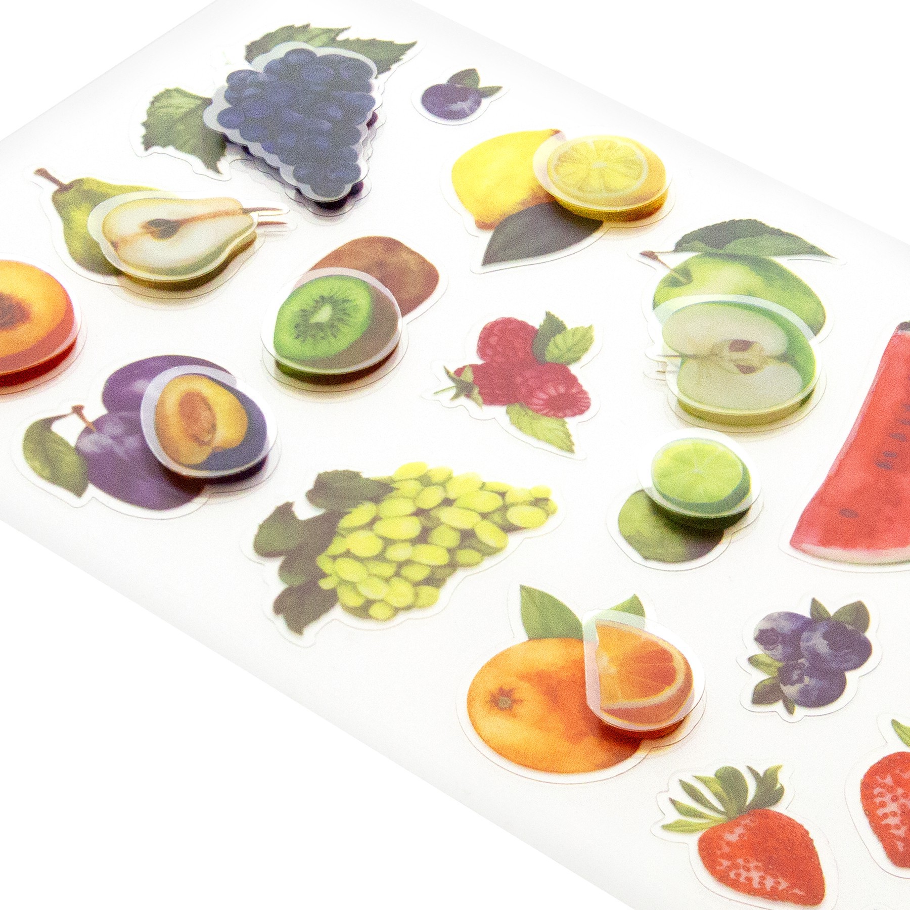slide 3 of 4, Recollections Fruit Stickers By Recollecitons, 3.875 in x 7 in