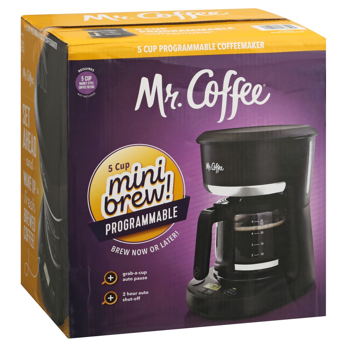 slide 7 of 9, Mr. Coffee 5 Cup Programmable Mini Brew 1 ea, 1 ct