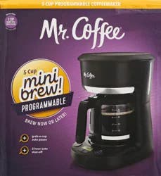 Mr. Coffee 5 Cup Programmable Mini Brew 1 ea