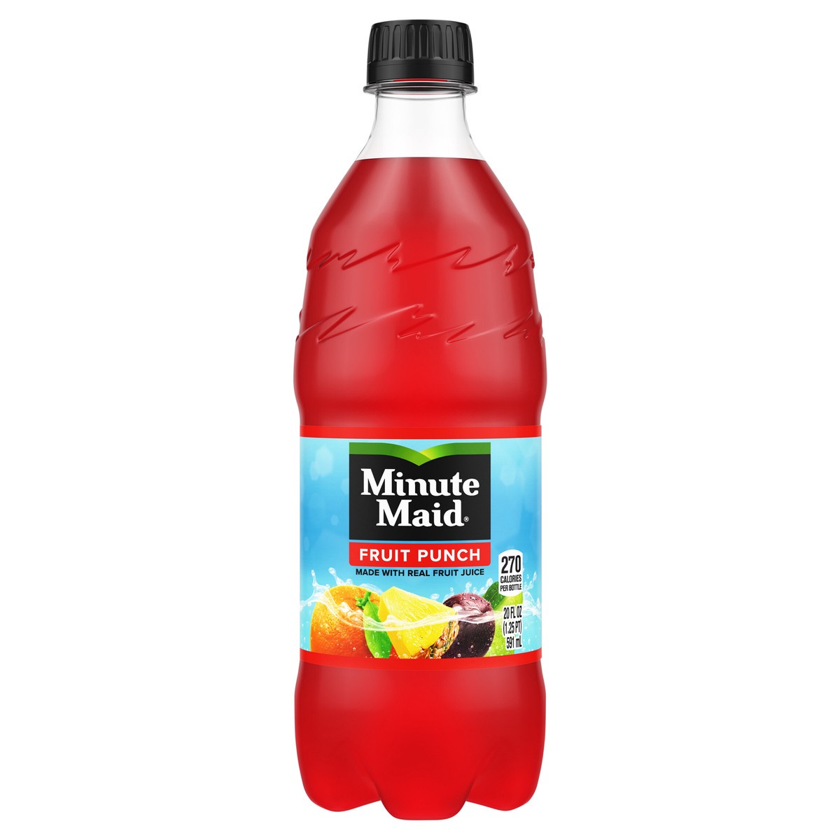 slide 1 of 5, Minute Maid Fruit Punch Bottle, 20 fl oz, 20 fl oz