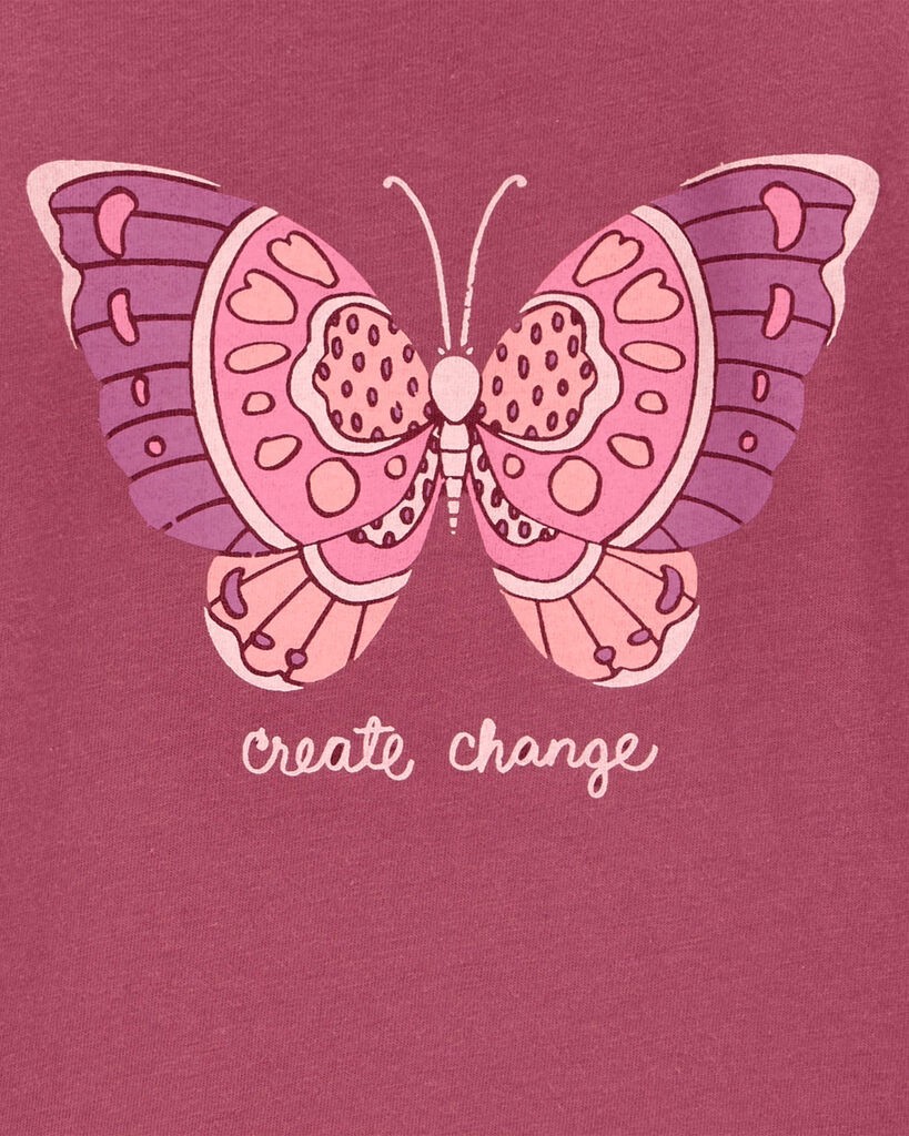slide 2 of 2, Oshkosh Toddler Create Change Graphic Tee Maroon 5T, 1 ct