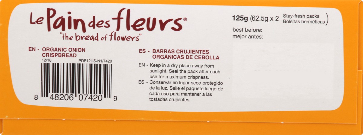 slide 9 of 9, Le Pain des Fleurs Crispbread 4.4 oz, 4.4 oz