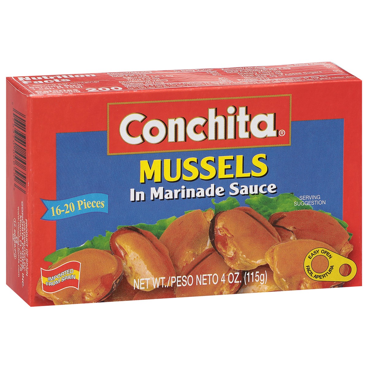 slide 11 of 11, NON BRAND Mussles In Marinade Sauce 4Oz, 4 oz