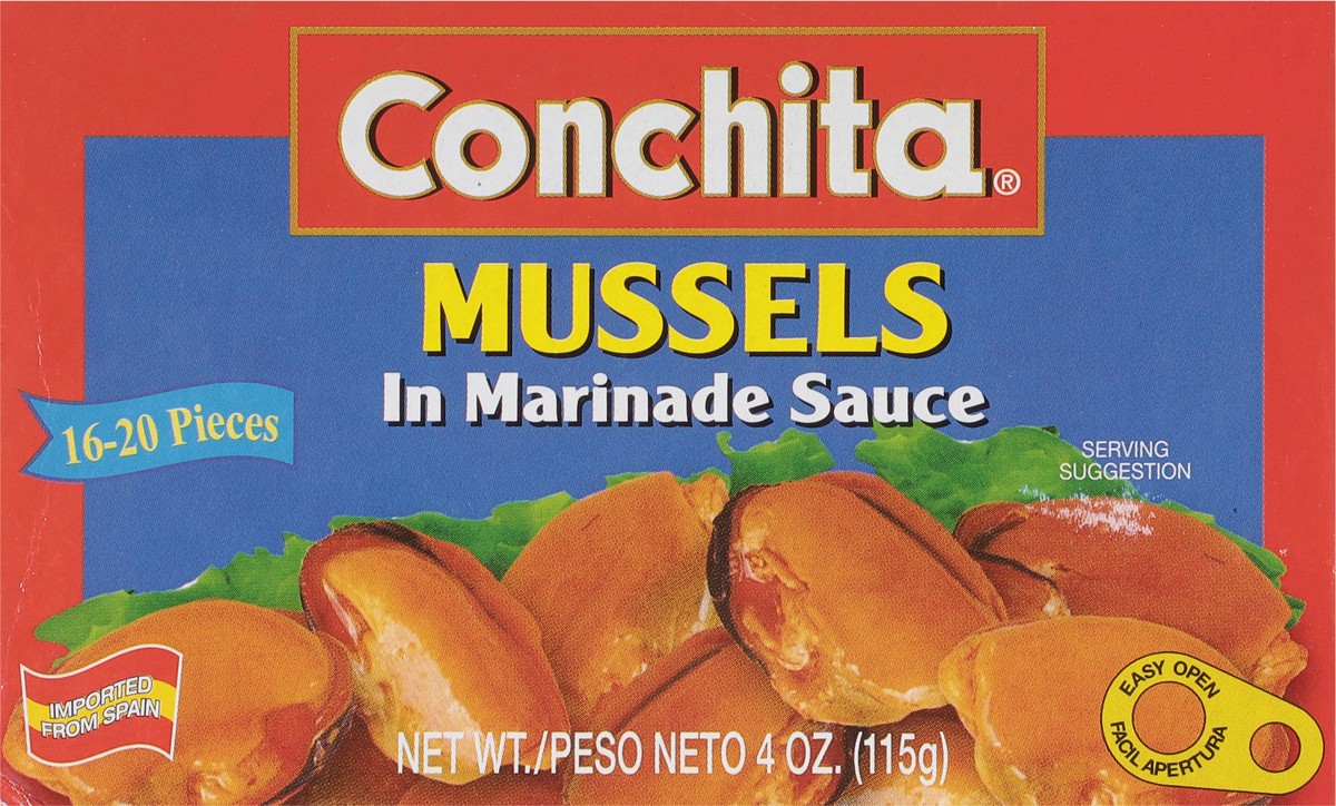 slide 2 of 11, NON BRAND Mussles In Marinade Sauce 4Oz, 4 oz