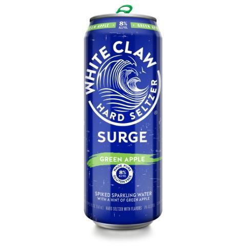 slide 1 of 1, White Claw Surge Green, 19 oz