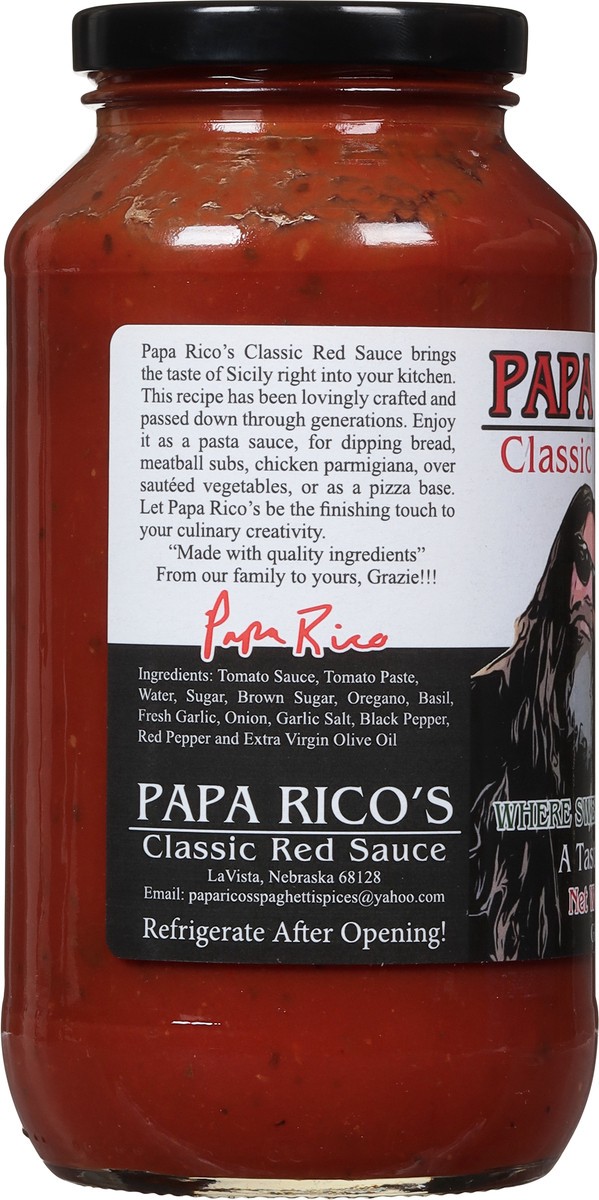 slide 8 of 14, Papa Rico's Medium Classic Red Sauce 24 oz, 24 oz