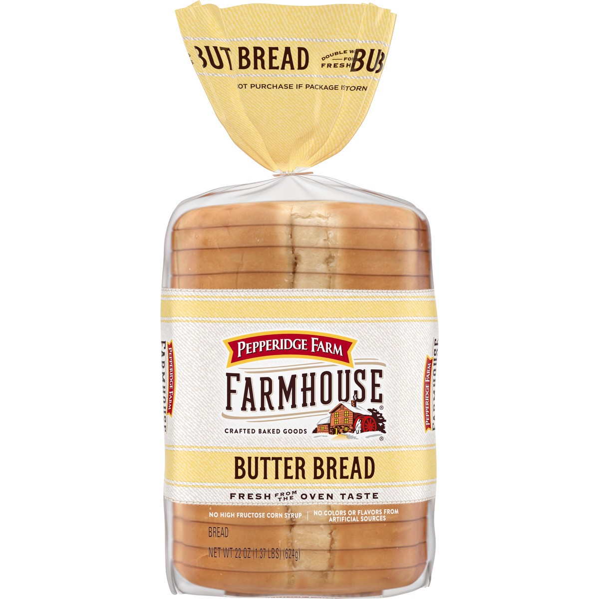 slide 1 of 8, Pepperidge Farm Farmhouse Butter Bread, 22 Oz Loaf, 22.000 oz