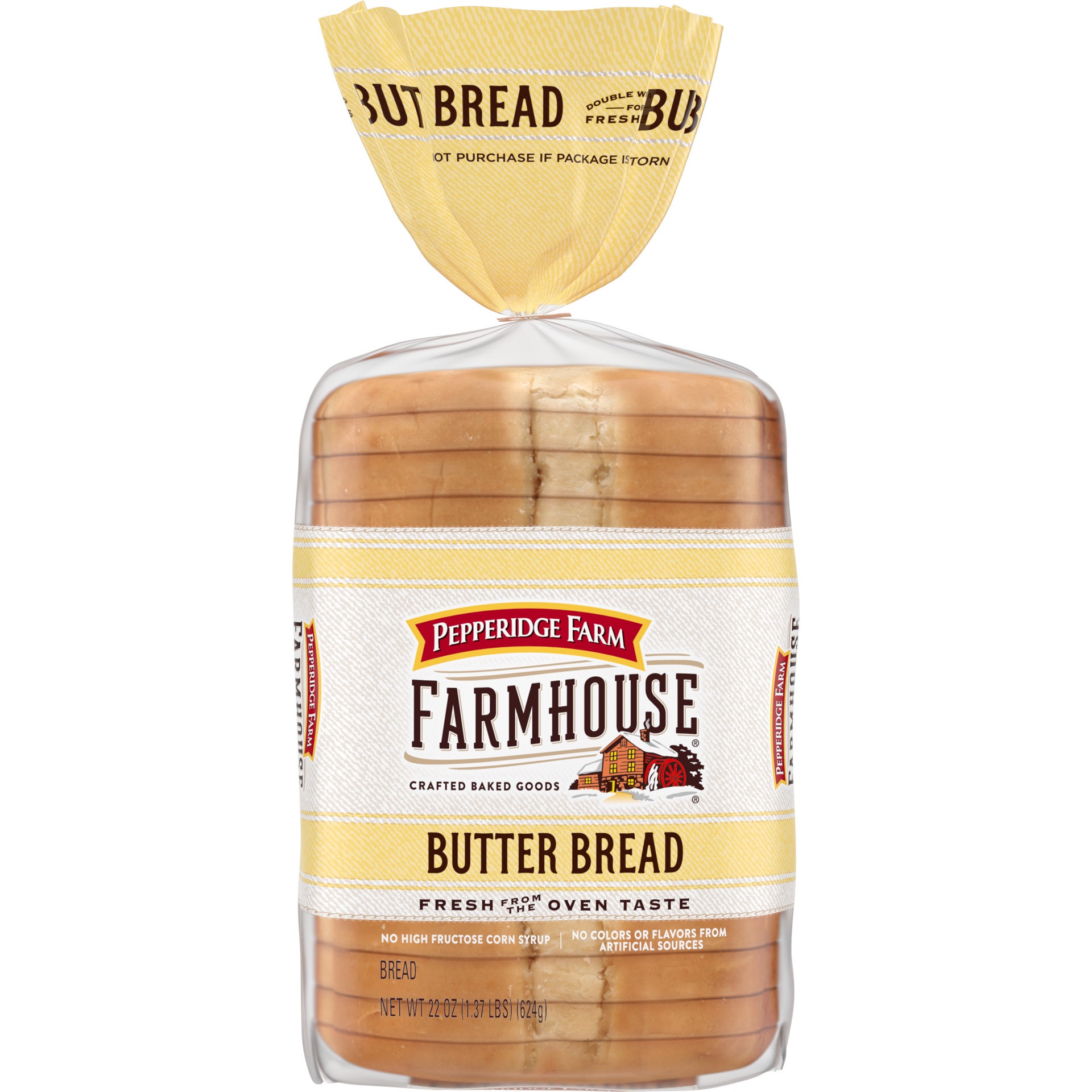 slide 1 of 8, Pepperidge Farm Farmhouse Butter Bread, 22 Oz Loaf, 22 oz