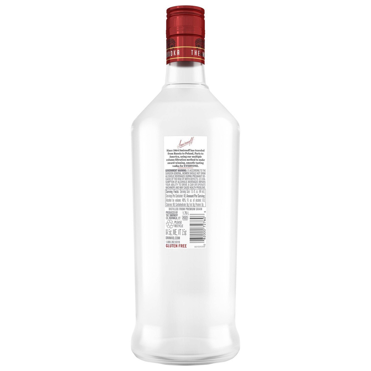 slide 12 of 15, Smirnoff Vodka, 1.75 liter