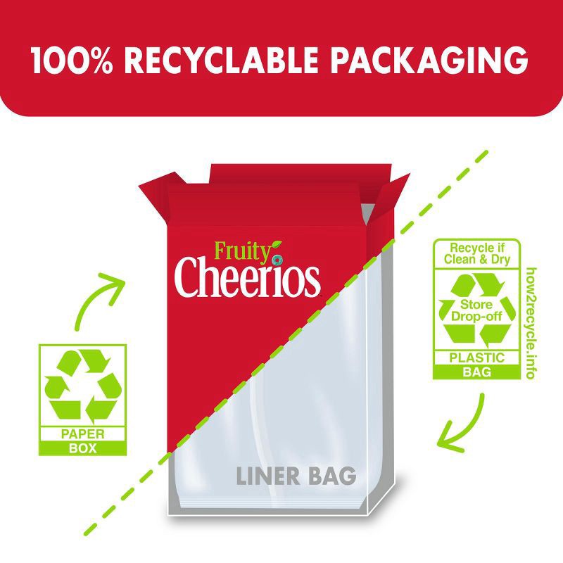 slide 5 of 9, Fruity Cheerios Family Size - 18.4oz, 18.4 oz