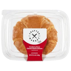 Fresh From Meijer Crafted Market by Meijer Cranberry Pecan Chicken Salad Croissant Sandwich, 6.5 oz