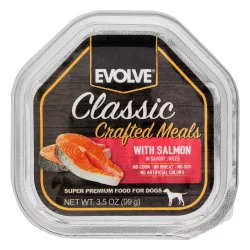 Evolve Classic Crafted Meals with Salmon in Savory Juices