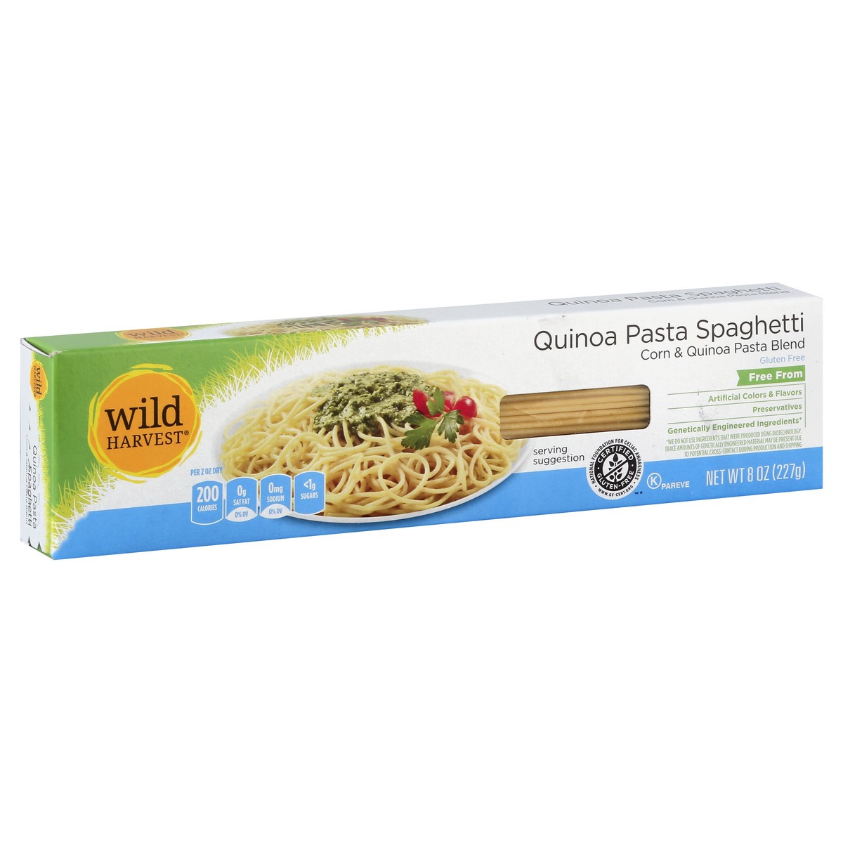 slide 5 of 7, Wild Harvest Pasta Spaghetti Corn Quinoa, 8 oz