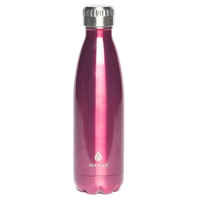 slide 1 of 1, Manna Organics Vogue Stainless Steel Double Wall Water Bottle - Dragon, 17 oz