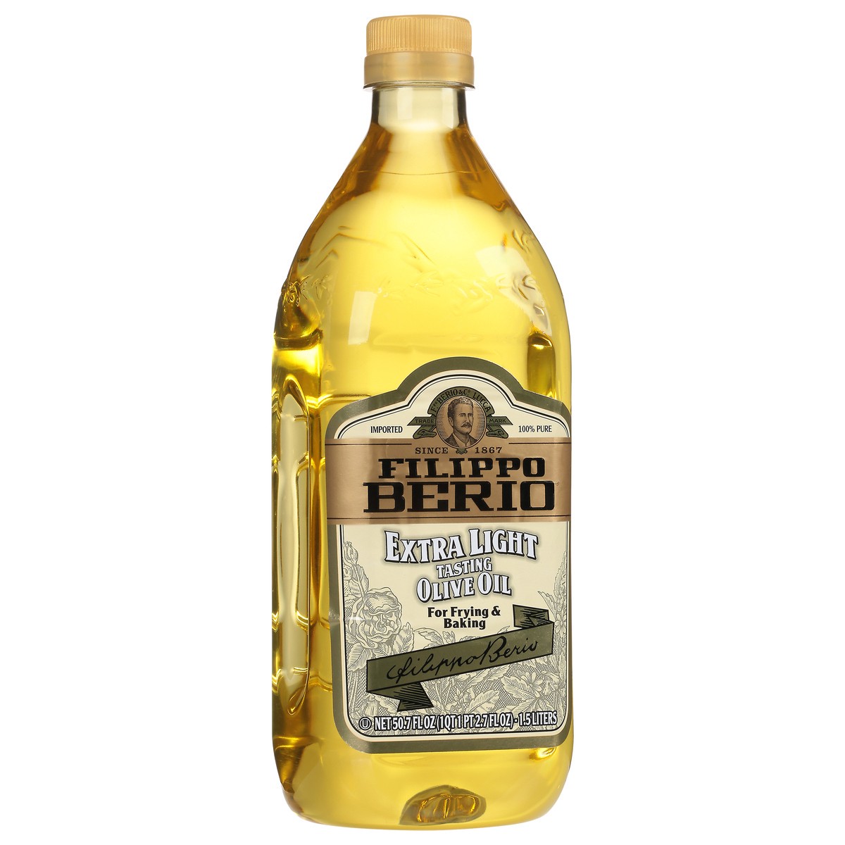 slide 5 of 9, Filippo Berio Extra Light Tasting Olive Oil, 50.7 fl oz