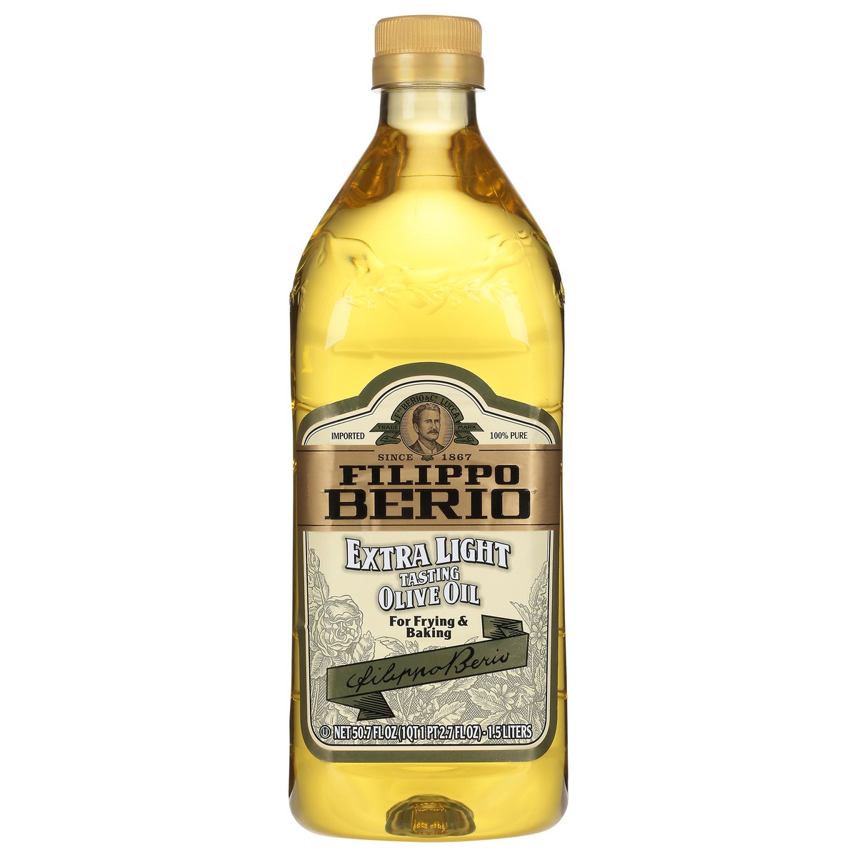 slide 1 of 9, Filippo Berio Extra Light Tasting Olive Oil, 50.7 fl oz