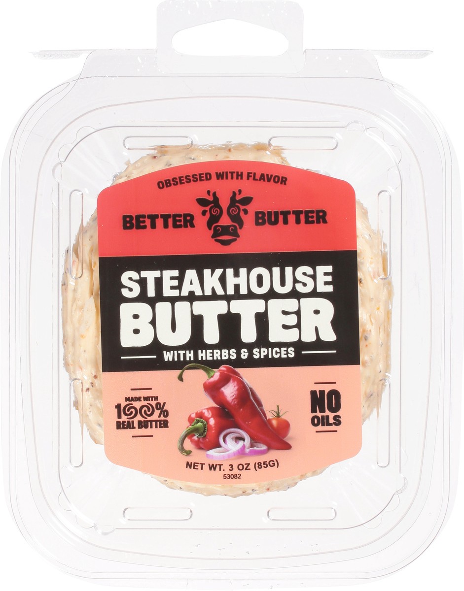 slide 3 of 13, Better Butter Steakhouse Butter with Herbs & Spices 3 oz, 3 oz