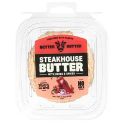 Better Butter Steakhouse Butter with Herbs & Spices 3 oz