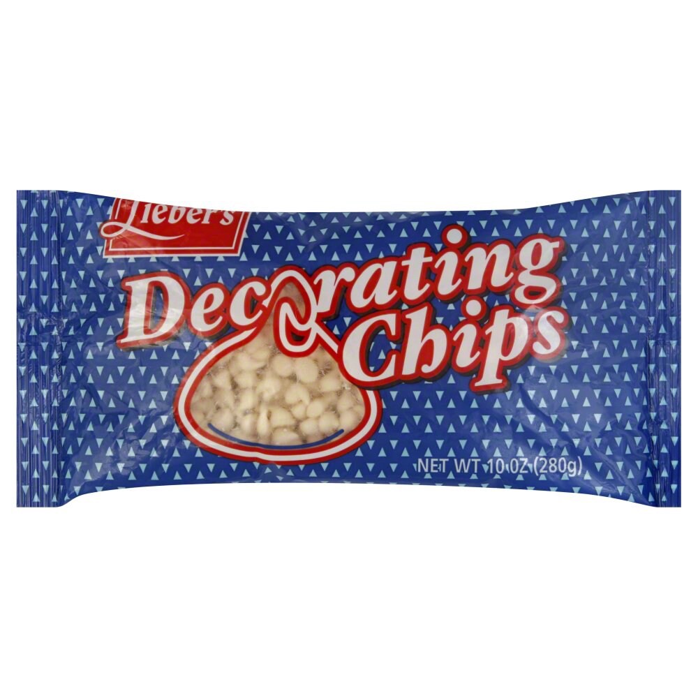 slide 1 of 5, Lieber's Liebers Chips White Decorating, 9 oz