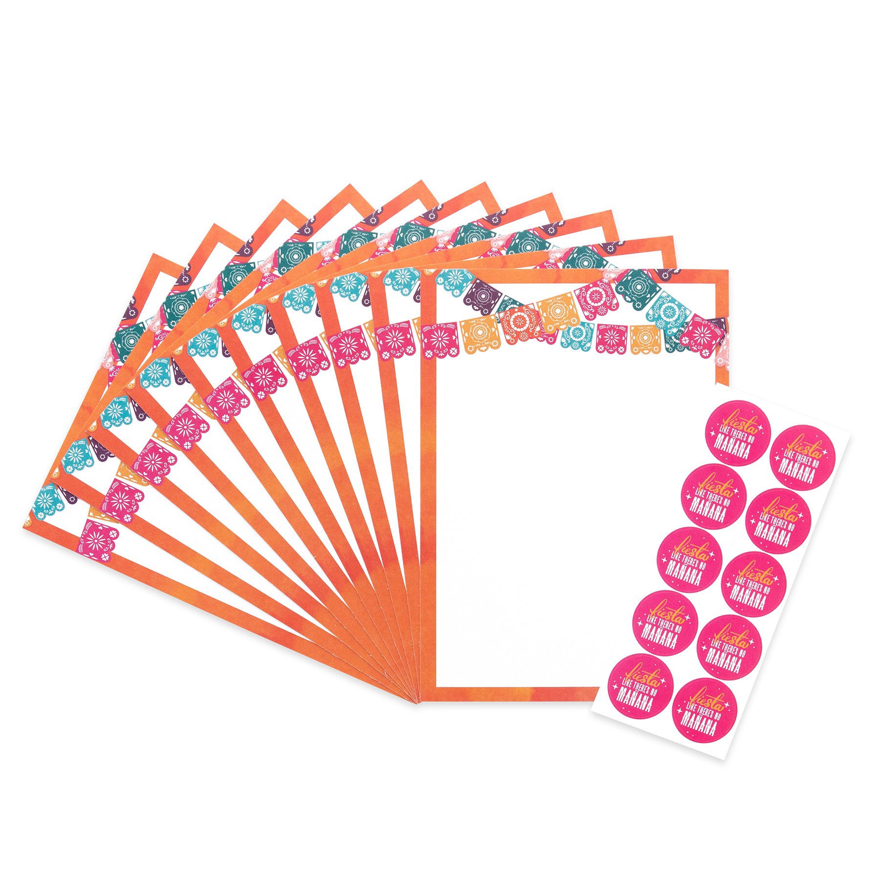 slide 5 of 5, Fiesta Flat Cards & Envelopes By Recollections, 5" X 7", 5 in x 7 in