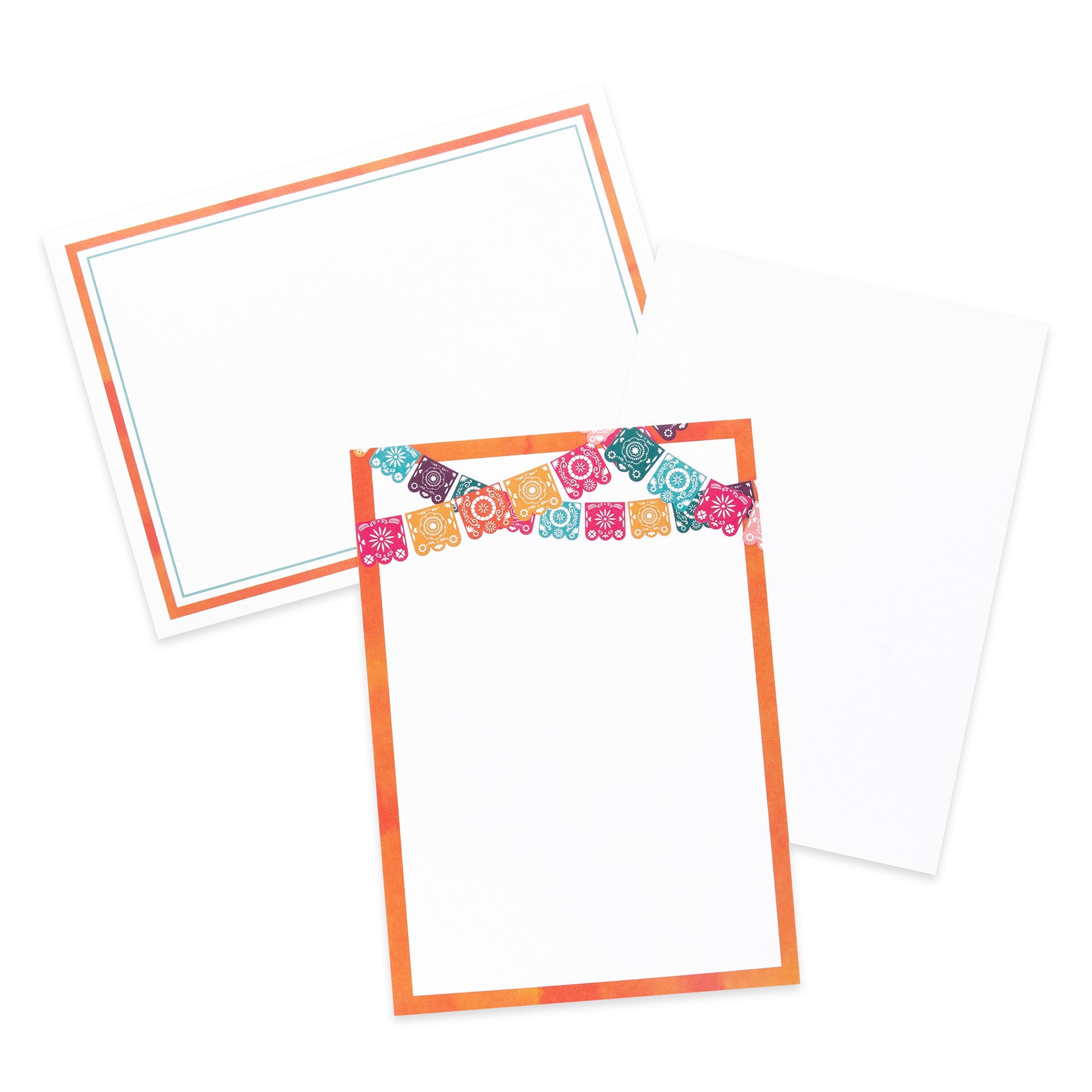 slide 4 of 5, Fiesta Flat Cards & Envelopes By Recollections, 5" X 7", 5 in x 7 in