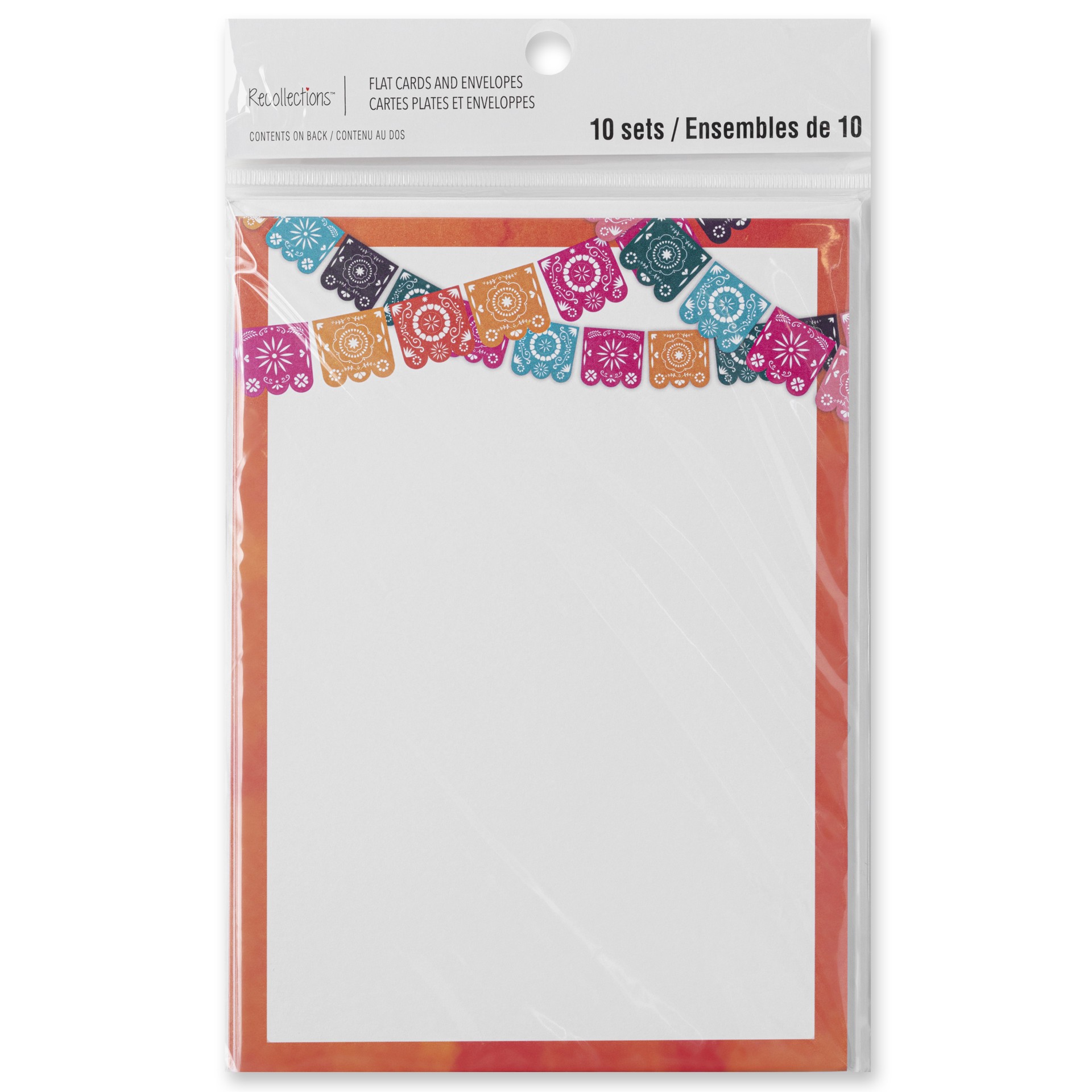 slide 3 of 5, Fiesta Flat Cards & Envelopes By Recollections, 5" X 7", 5 in x 7 in