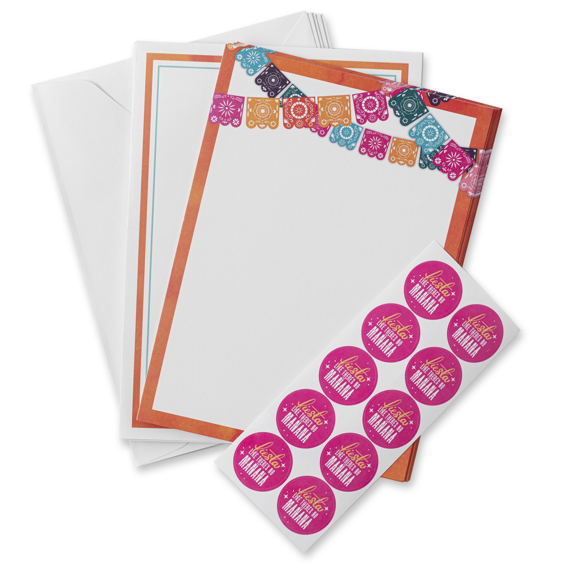 slide 2 of 5, Fiesta Flat Cards & Envelopes By Recollections, 5" X 7", 5 in x 7 in