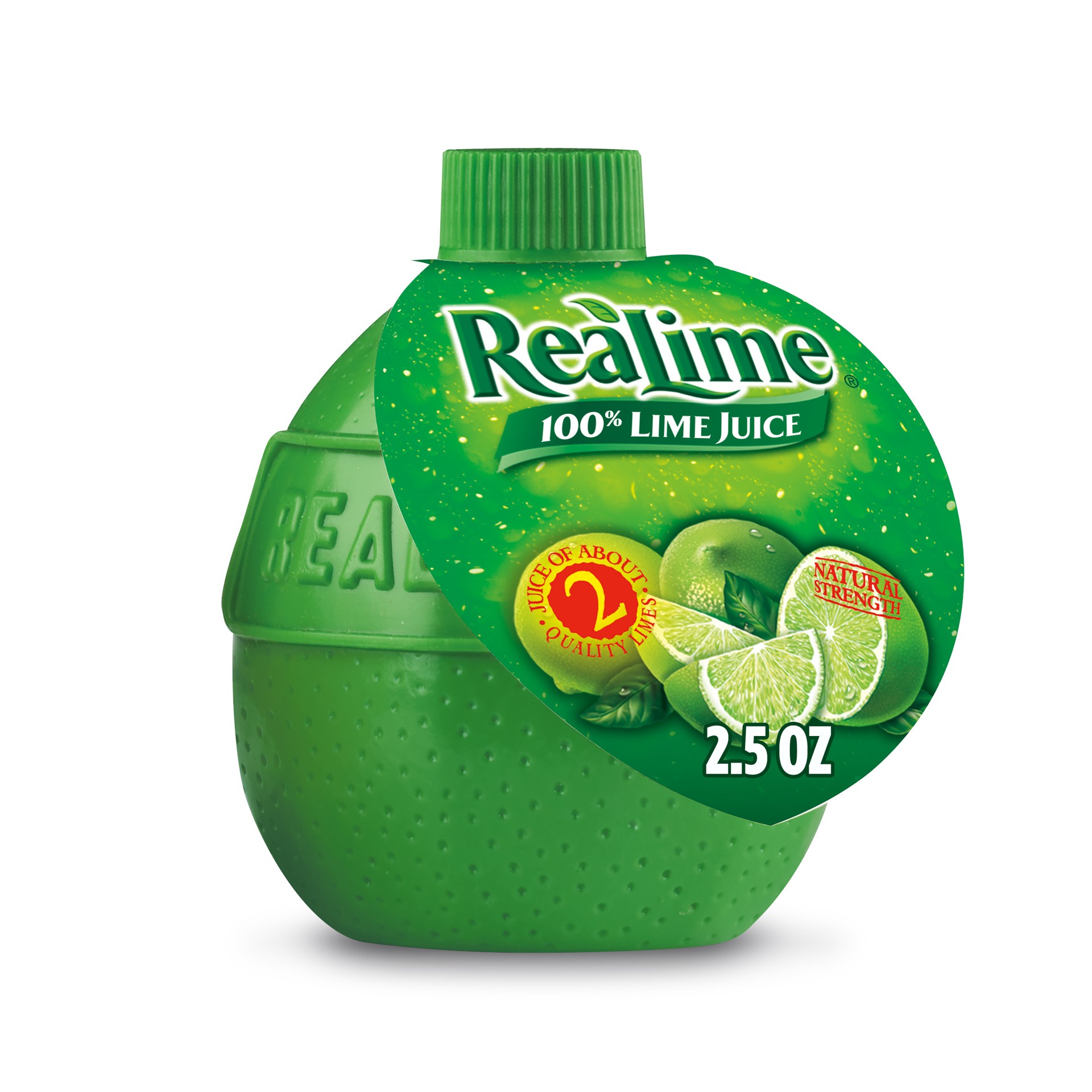 slide 1 of 2, ReaLime 100% Juice 2.5 oz, 2.5 oz