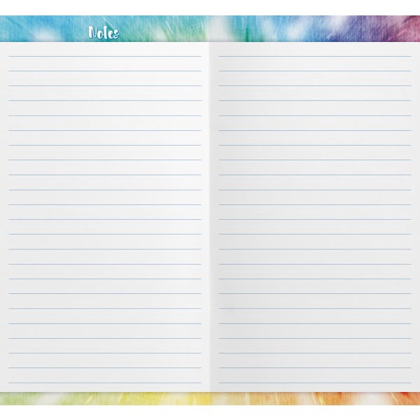 slide 5 of 8, 2024-2025 Dateworks 2-Year Monthly Pocket Planner, 3-1/2"" X 6-1/2"", Tie Dye, January 2024 To December 2025, 1 ct