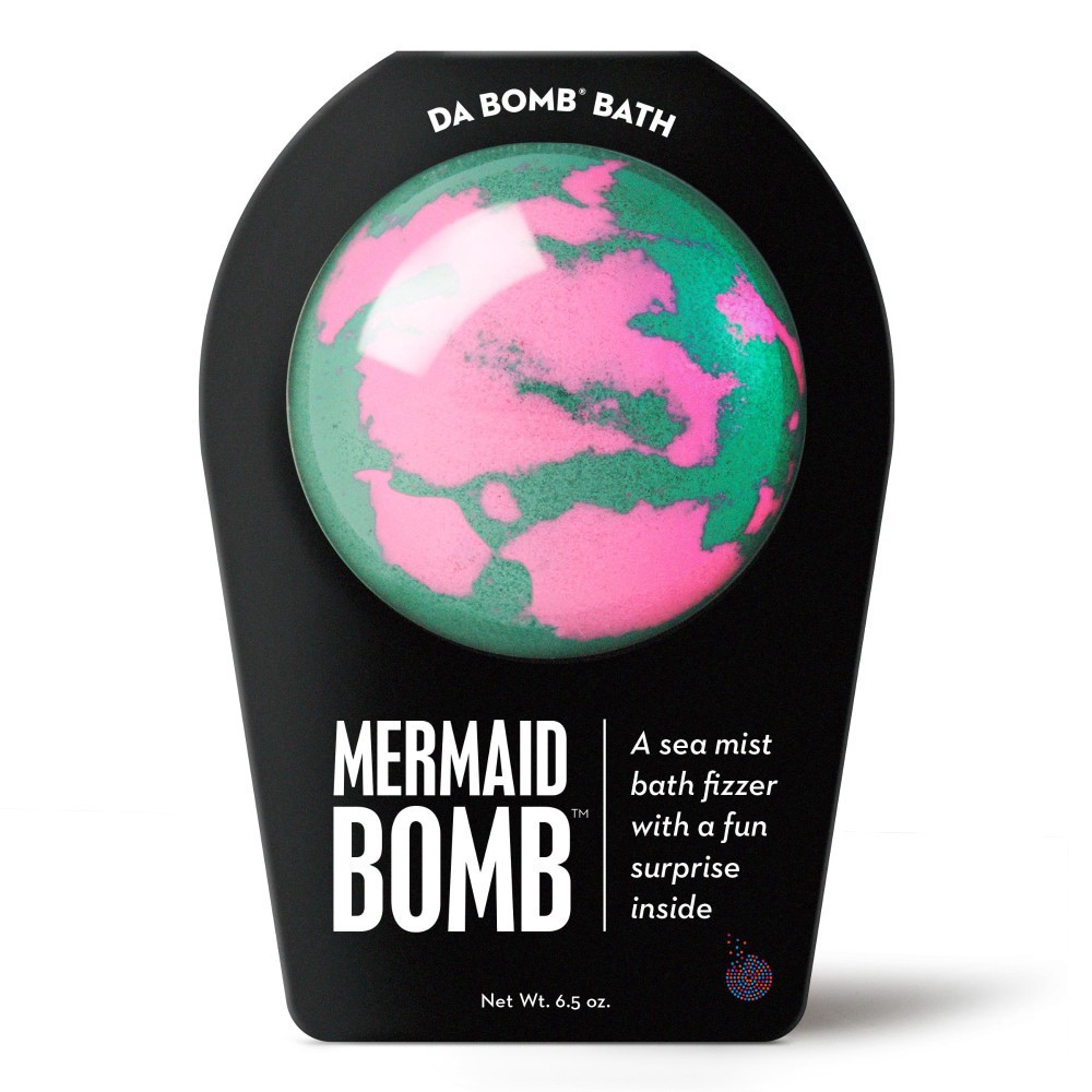 slide 1 of 2, Da Bomb Mermaid Bomb Bath Bomb, 7 oz