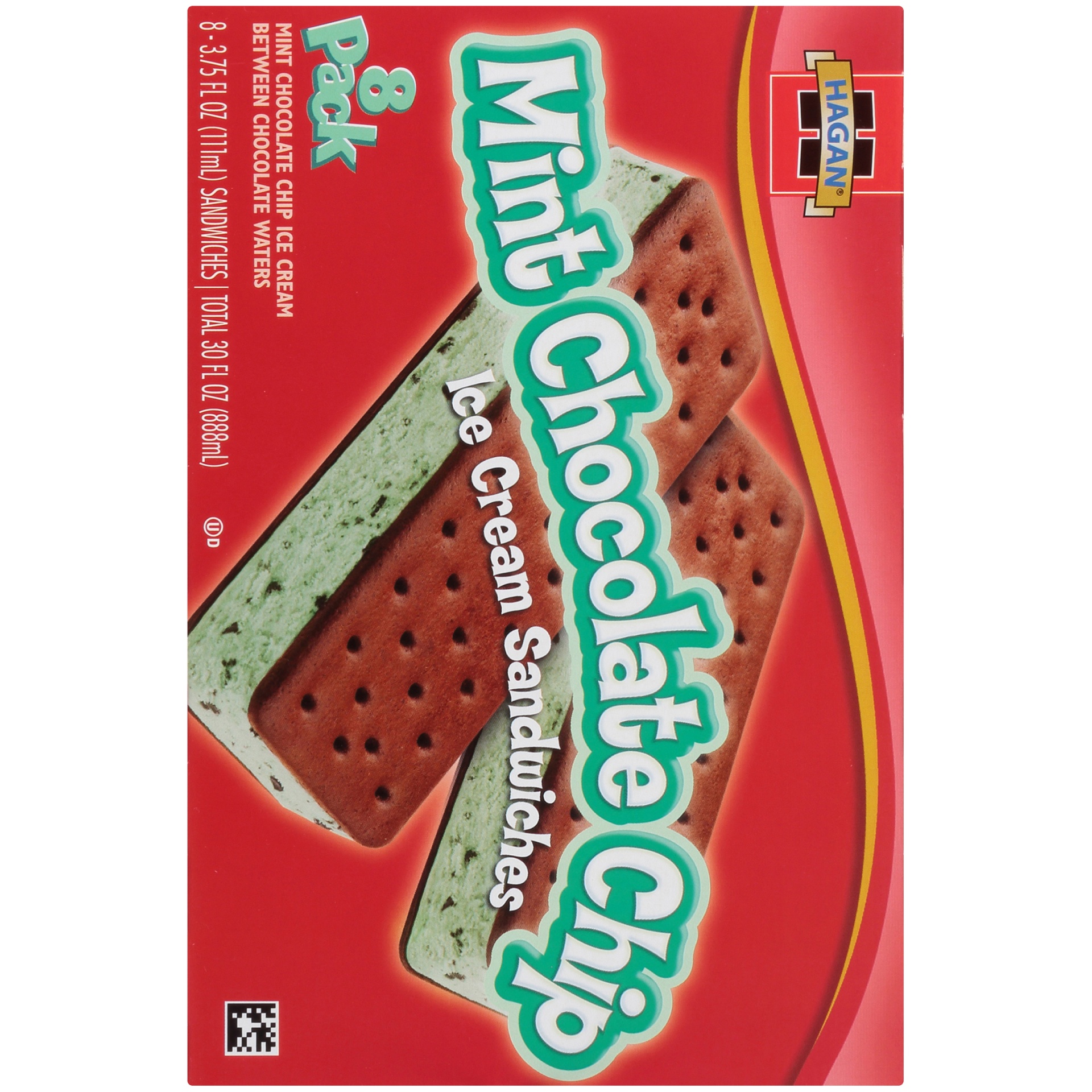 slide 4 of 7, Hagan Mint Chocolate Chip Ice Cream Sandwich, 3.75 oz
