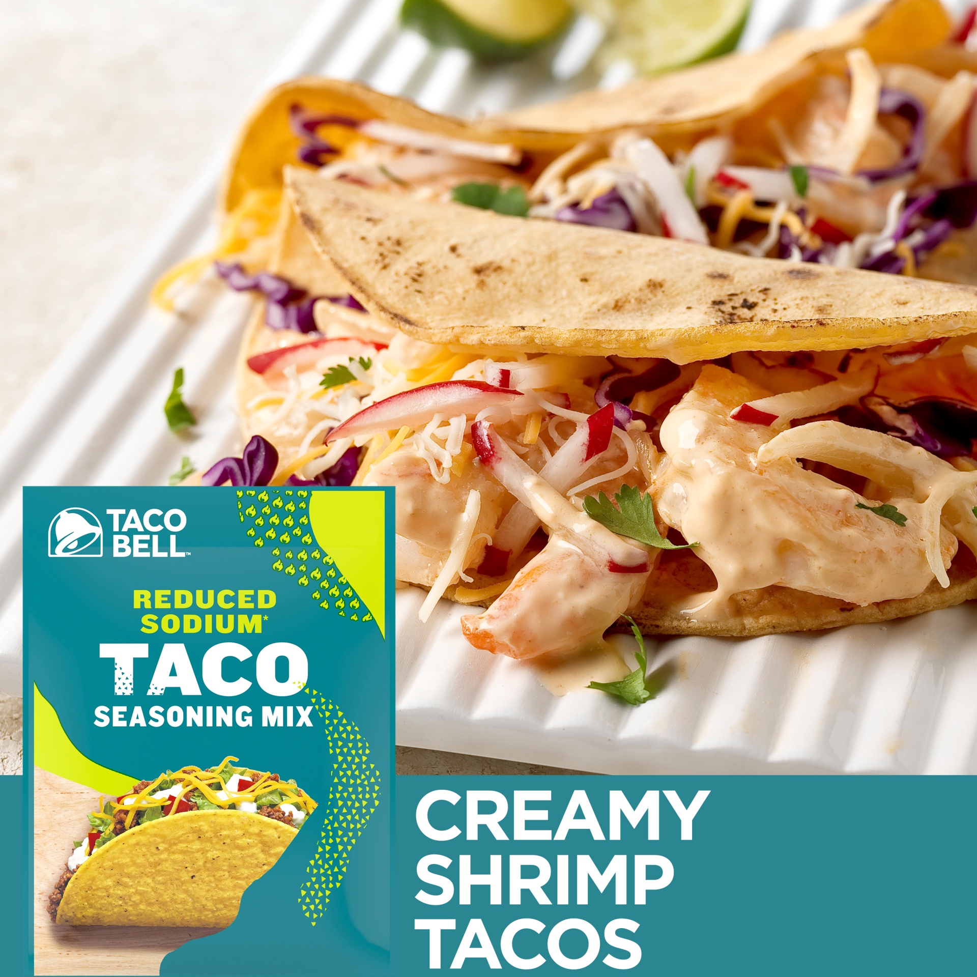 H-E-B 25% Less Sodium Taco Seasoning Mix