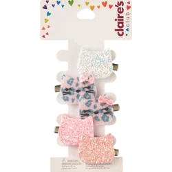 Claires Cat Head Snapclips