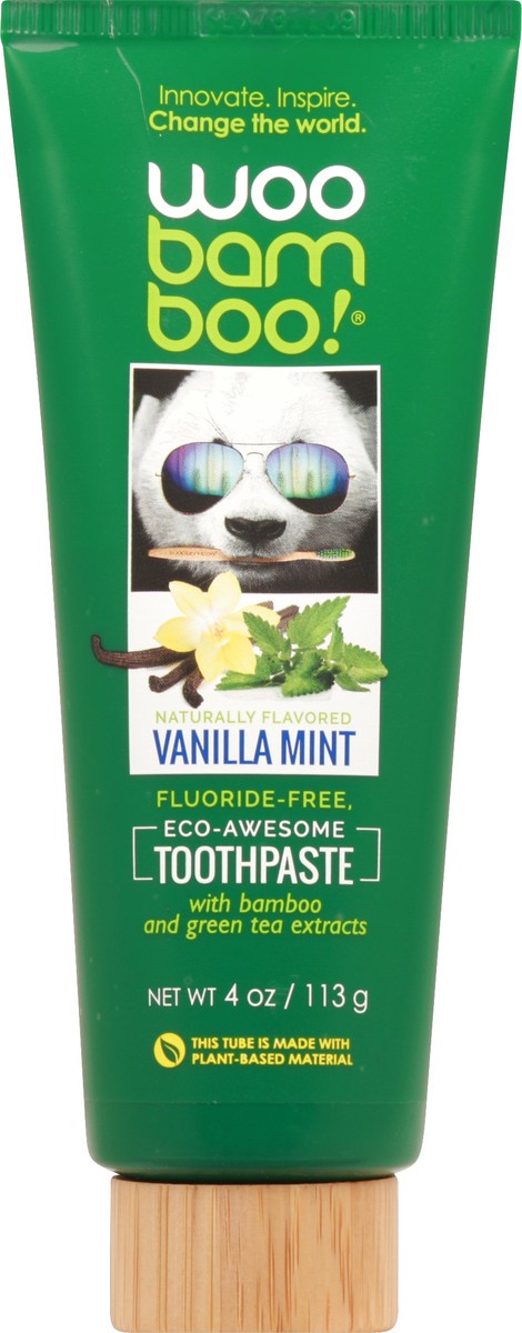 slide 2 of 2, WooBamboo Toothpaste 4 oz, 4 oz