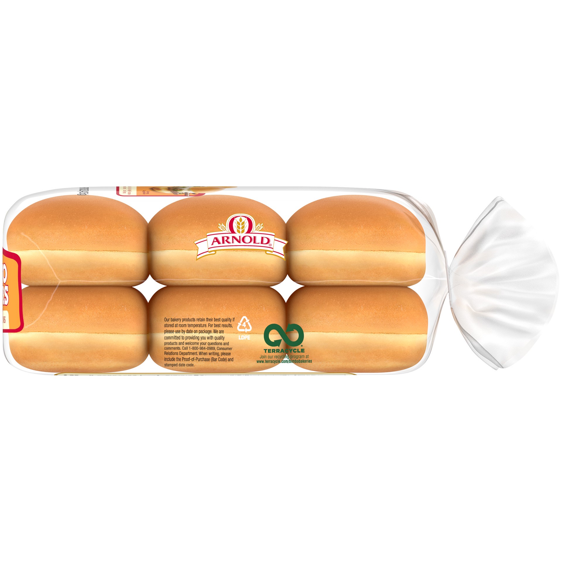 slide 3 of 5, Arnold Aronld Potato Sliders 15oz, 15 oz