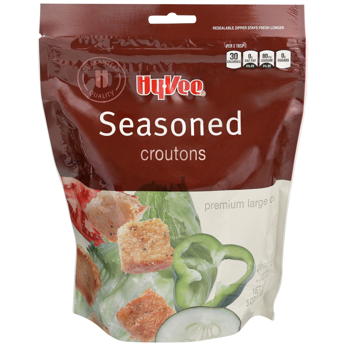 slide 1 of 1, Hy-vee Seasoned Croutons, 5 oz