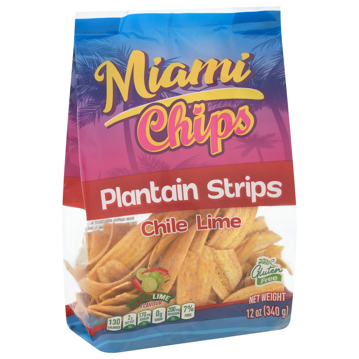 slide 5 of 9, Miami Chips Chile Lime Plantain Strips 12 oz, 12 oz