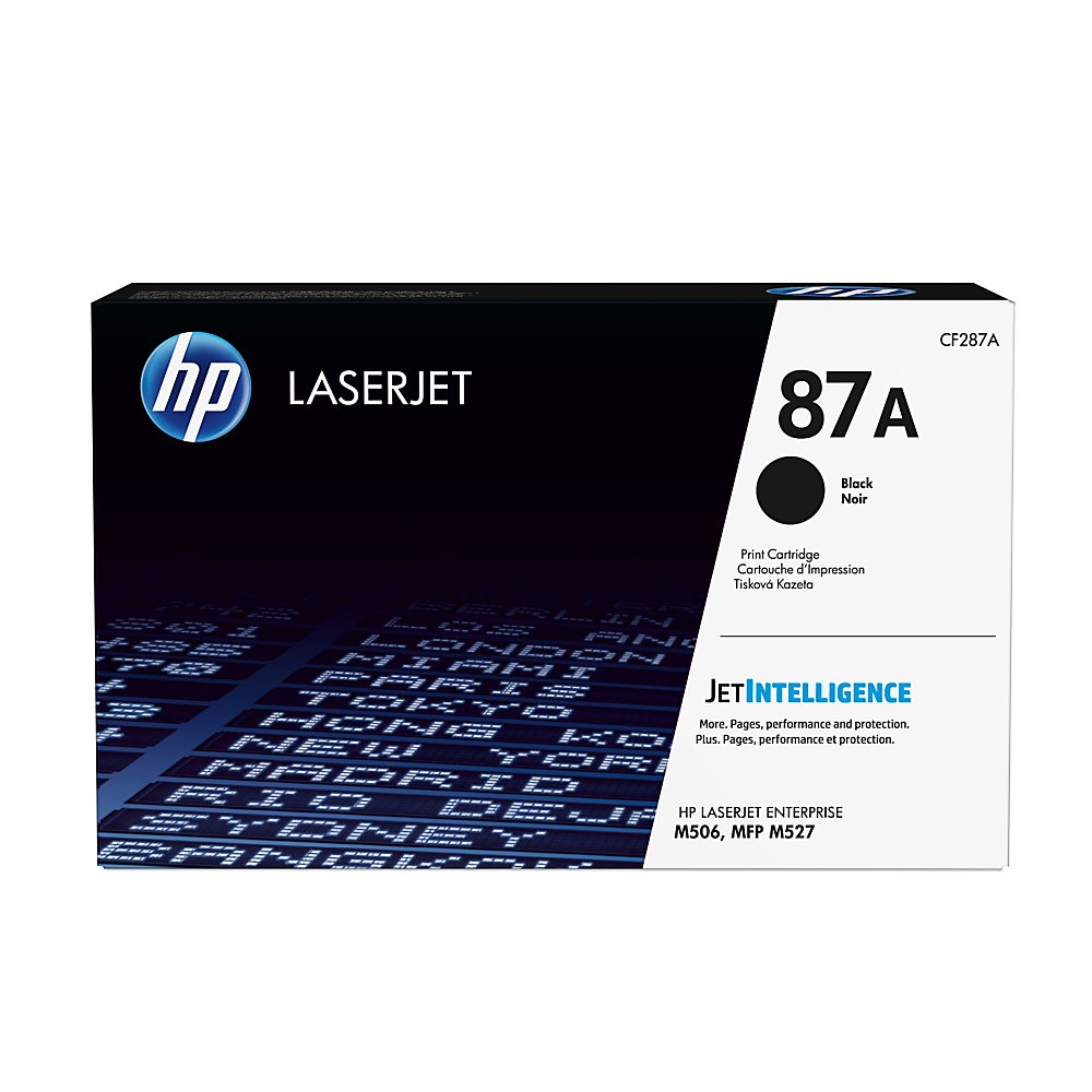 slide 1 of 3, HP 87A Standard-Yield Black Toner Cartridge (Cf287A), 1 ct