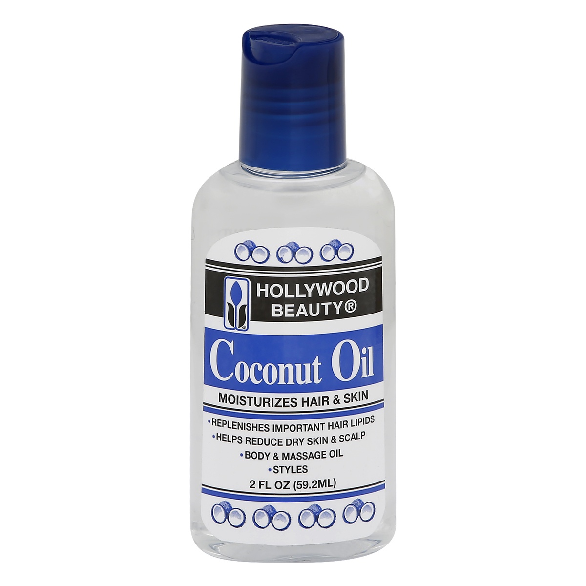 slide 1 of 1, Hollywood Beauty Coconut Oil Moisturizer, 2 oz