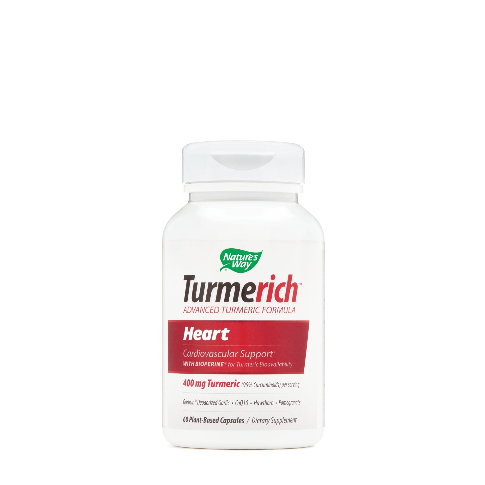 slide 1 of 1, Nature's Way Turmerich Heart 400mg Tablets, 60 ct