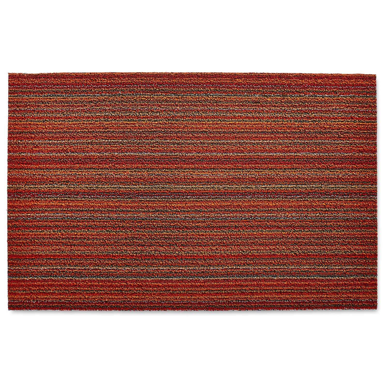 slide 1 of 1, Chilewich Skinny Stripe Shag Runner, Orange, 1 ct