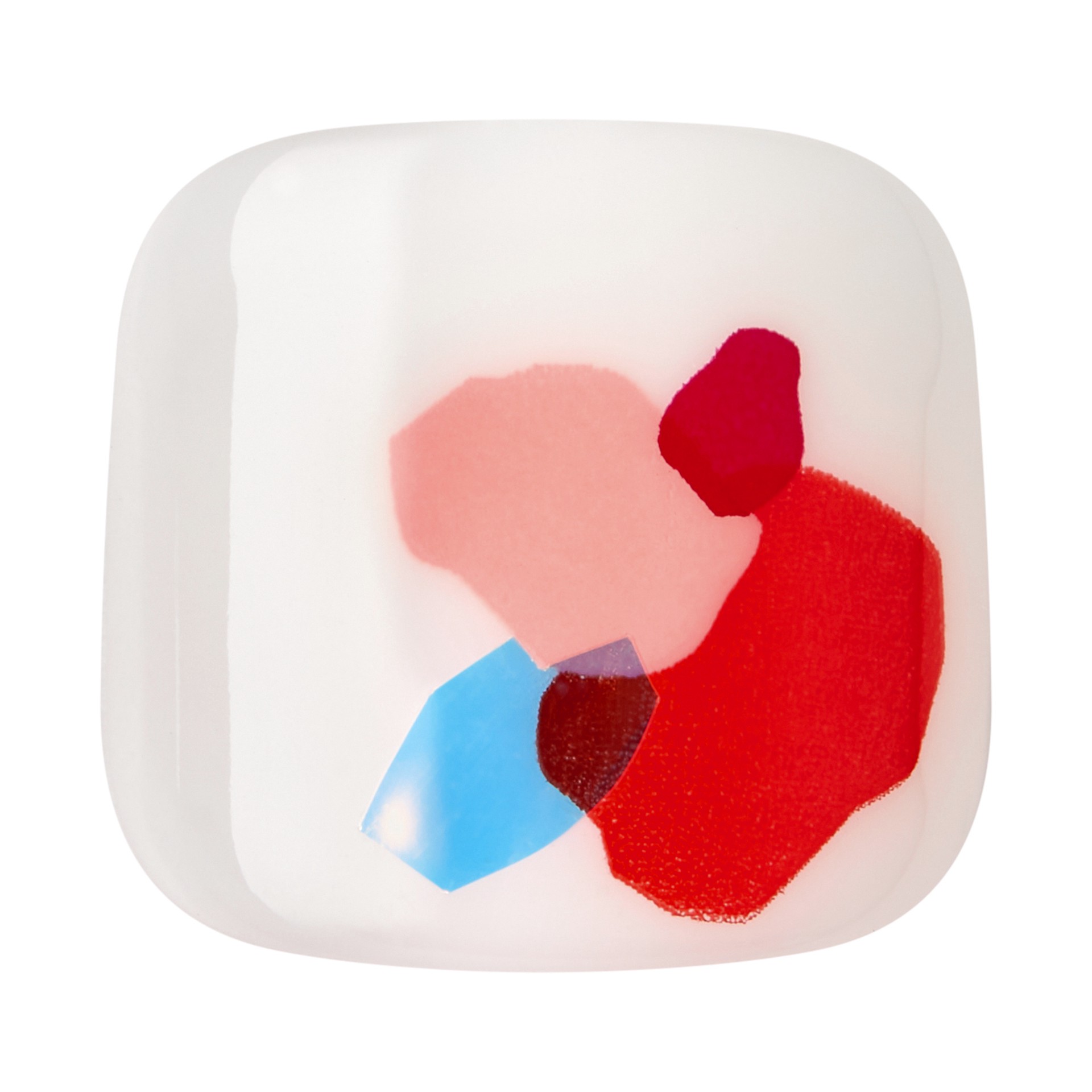 slide 4 of 5, imPRESS KISS imPRESS Press-On Toe Nails Glossy Solid Orange, Short Size, Squoval Shape, 28 pc