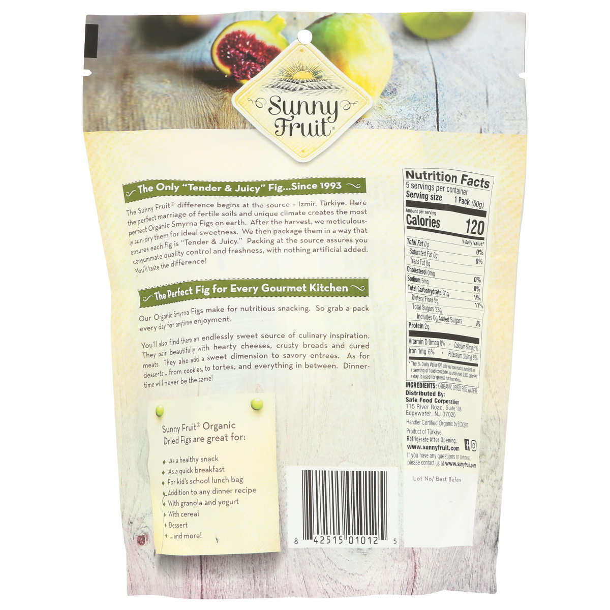 slide 4 of 5, Sunny Fruit Org. Figs, 8.8 oz