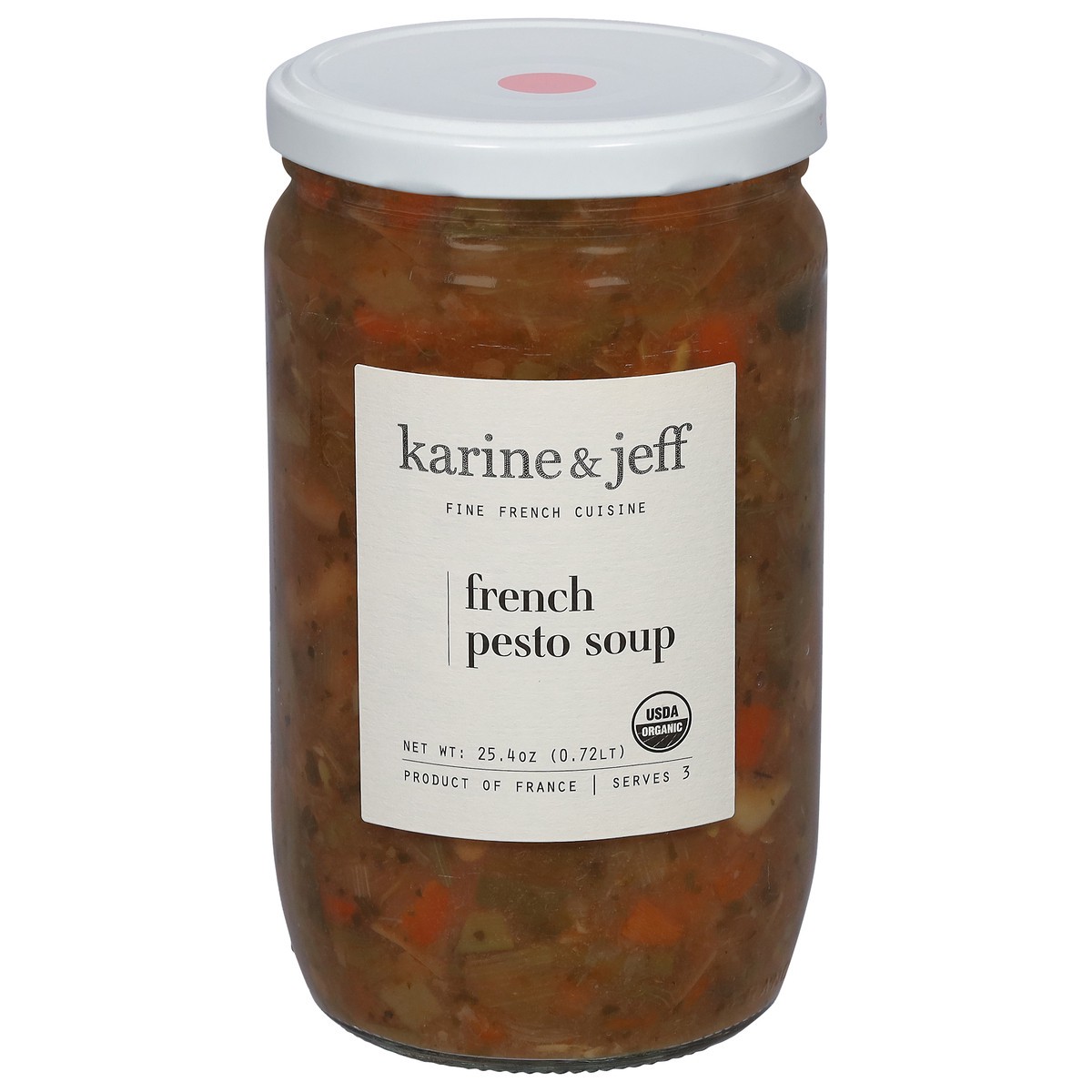 slide 1 of 14, Karine & Jeff French Pesto Soup 25.4 oz, 25.4 fl oz
