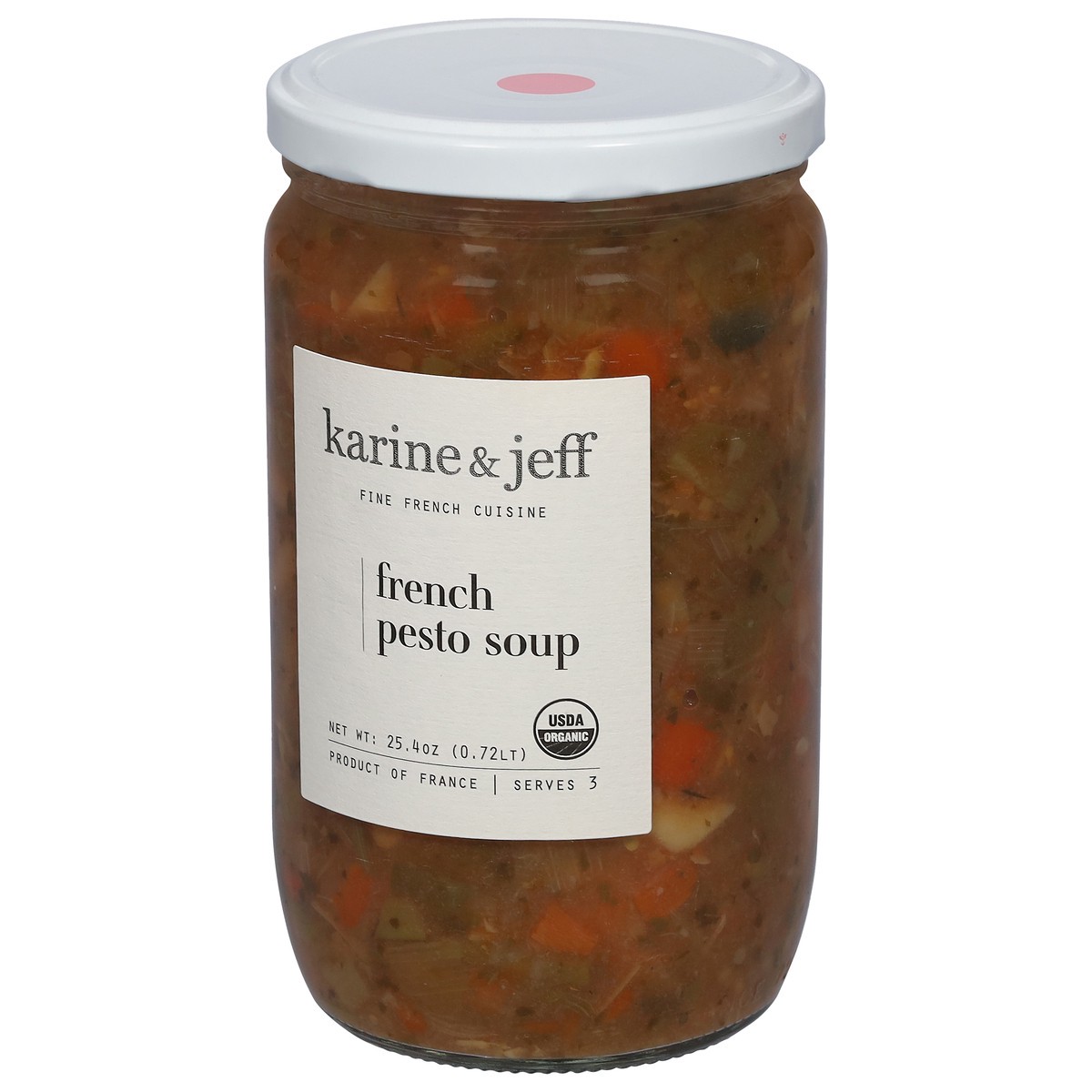 slide 6 of 14, Karine & Jeff French Pesto Soup 25.4 oz, 25.4 fl oz